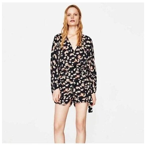 Zara Pants - Zara Kimono Wrap Romper